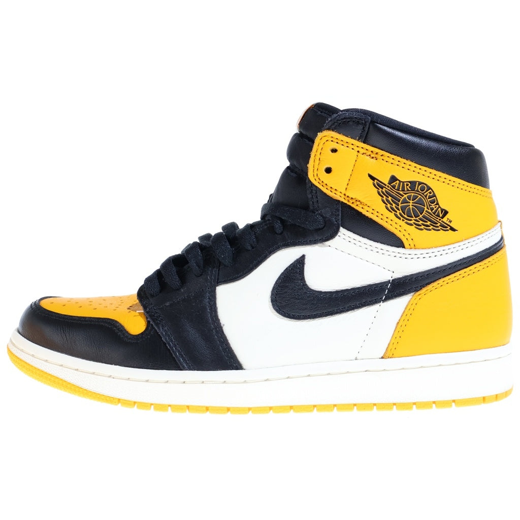 NIKE(ナイキ) AIR JORDAN 1 RETRO HIGH OG TAXI エアジョーダン1 レトロ タクシー ハイカットスニーカー イエロー/ブラック US9/27.0cm 555088-711