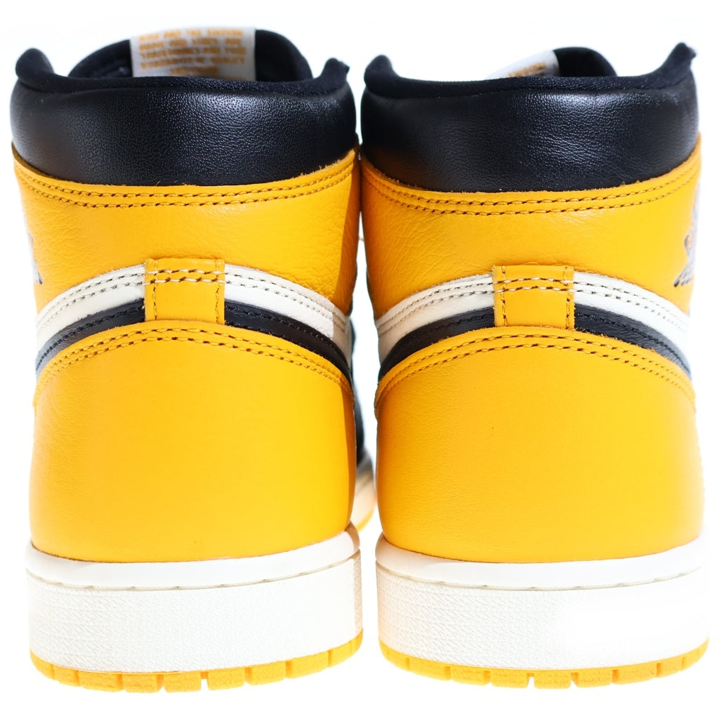 NIKE(ナイキ) AIR JORDAN 1 RETRO HIGH OG TAXI エアジョーダン1 レトロ タクシー ハイカットスニーカー イエロー/ブラック US9/27.0cm 555088-711