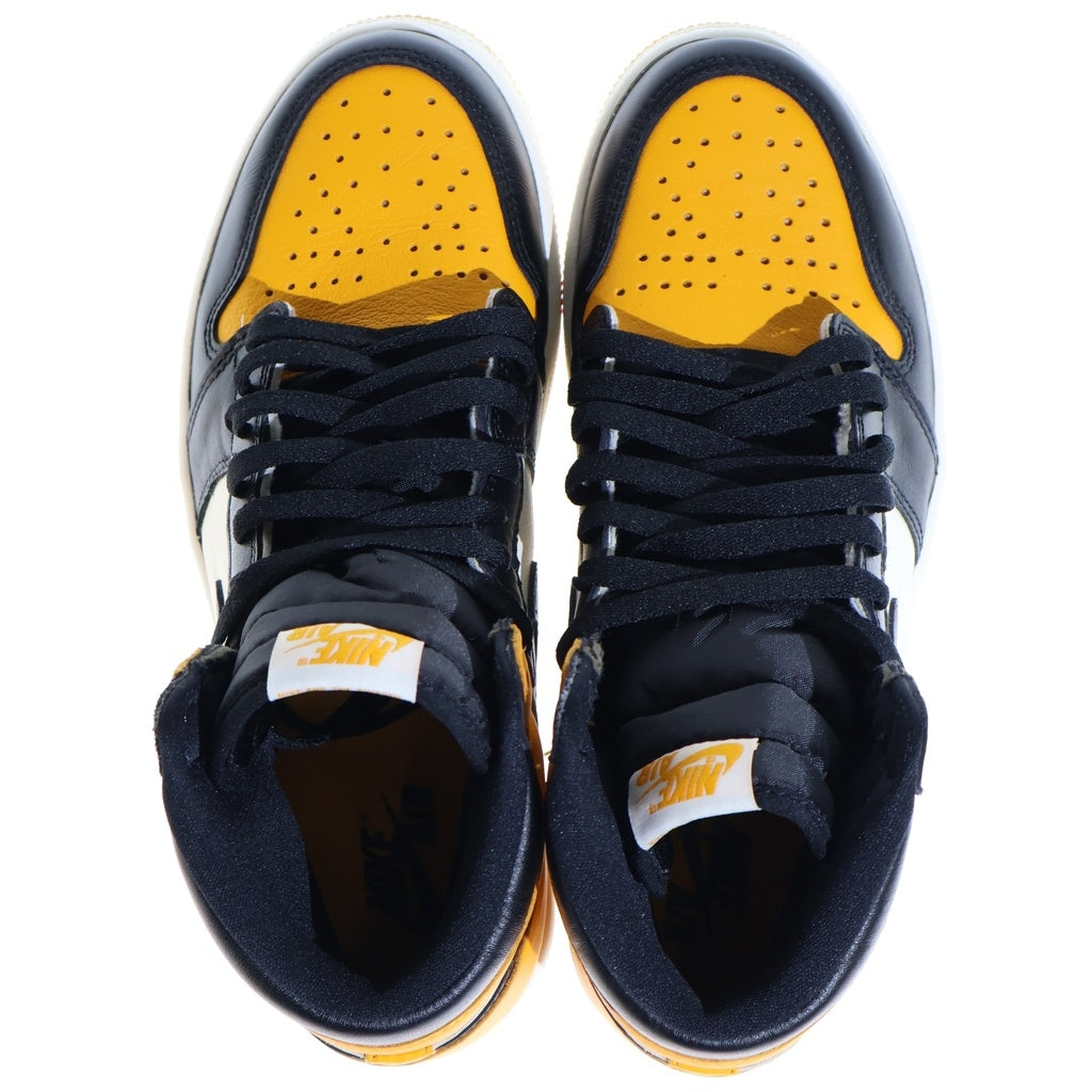 NIKE(ナイキ) AIR JORDAN 1 RETRO HIGH OG TAXI エアジョーダン1 レトロ タクシー ハイカットスニーカー イエロー/ブラック US9/27.0cm 555088-711