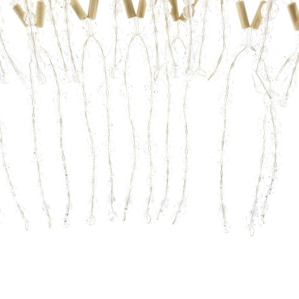 NO BRAND(ノーブランド) CHIKA KISADA チカキサダ フリルデザイン ウッドビーズキャミソール レディース ブラウン CZ-25101