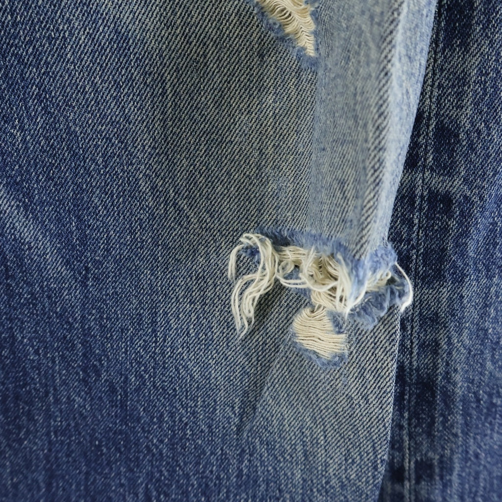 Levi's(リーバイス) 00S VINTAGE 501XX 復刻 USA製 BIGE ボタン裏555 バレンシア工場 ストレートデニムパンツ インディゴ 501-0003