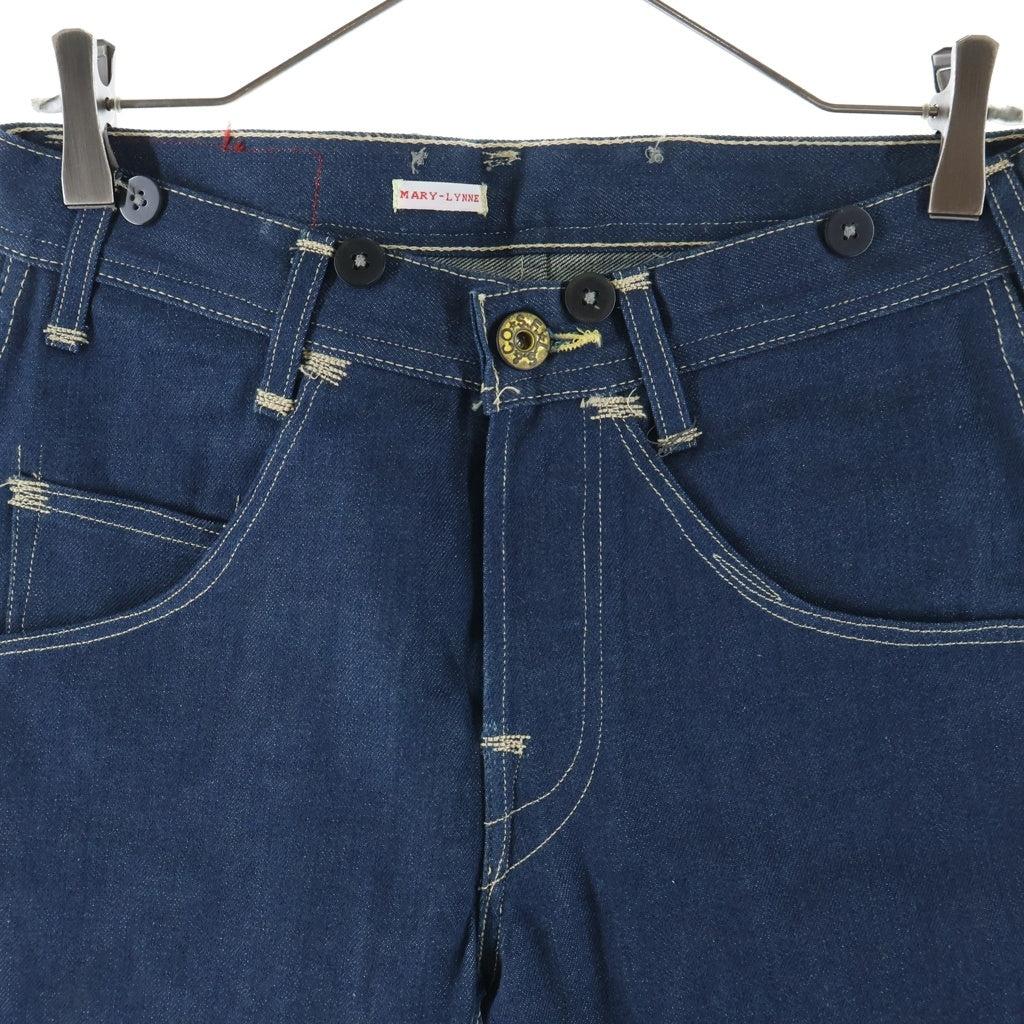 Levi's RED(リーバイス レッド) MARY-LYNNE ワーク期 クロアチア製 クロップドデニムパンツ インディゴ WPL-423