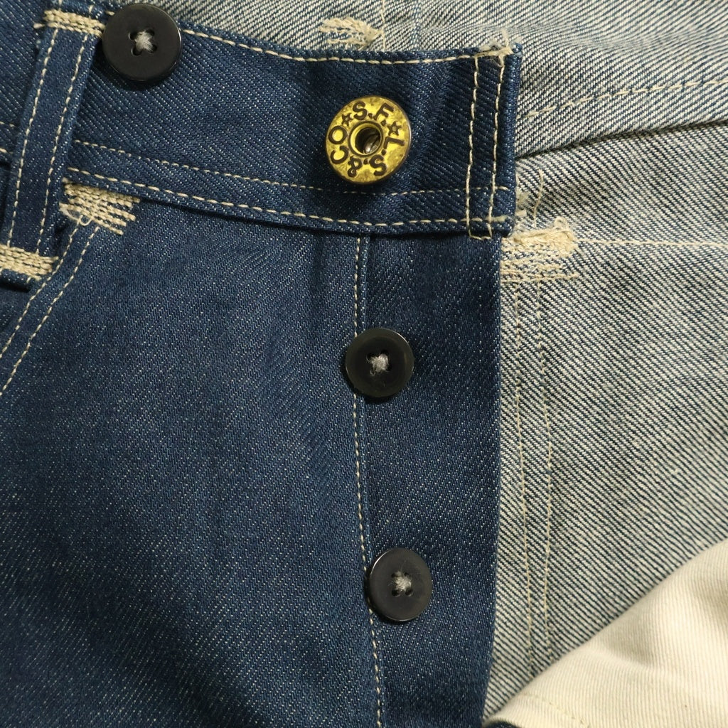 Levi's RED(リーバイス レッド) MARY-LYNNE ワーク期 クロアチア製 クロップドデニムパンツ インディゴ WPL-423