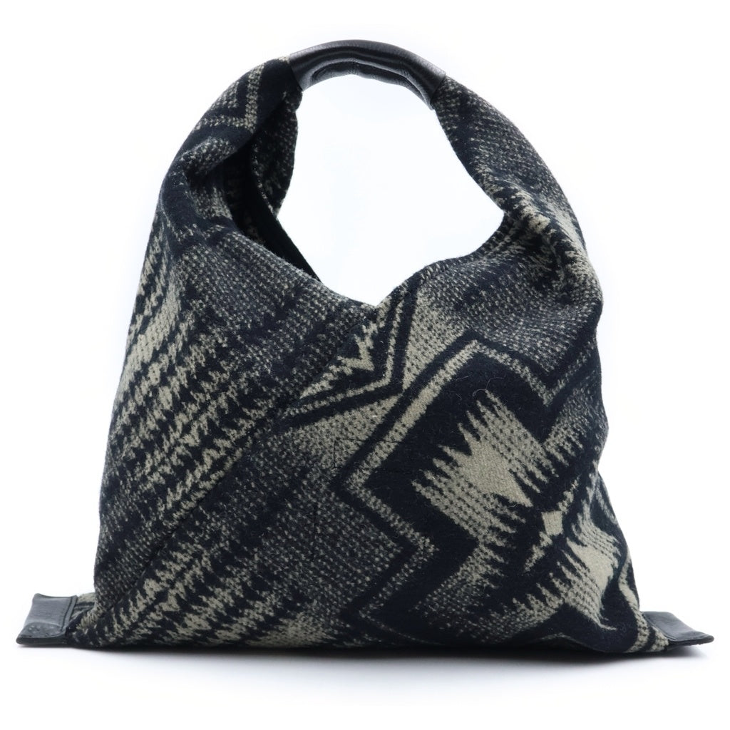 Hender Scheme(エンダースキーマ) ×PENDLETON AZUMA BAG SMALL ジョセフ柄 ペンドルトン アズマ スモール ハンドバッグ ブラック PD‐B‐ABS レディース