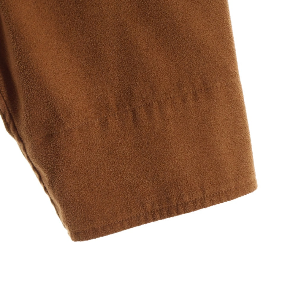 RAKINES(ラキネス) MICRO LIGHT SUEDE マイクロライトスウェード 長袖シャツ ブラウン 09S23SS166S