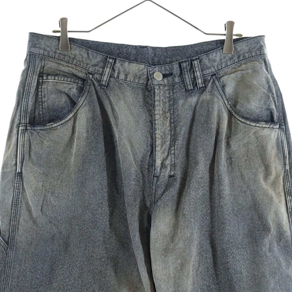 ANCELLM(アンセルム) 23AW BLACK HEATHER PAINTER PANTS ヘザー ペインター パンツ ブラック ANC-PT36-B