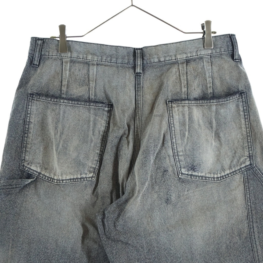 ANCELLM(アンセルム) 23AW BLACK HEATHER PAINTER PANTS ヘザー ペインター パンツ ブラック ANC-PT36-B