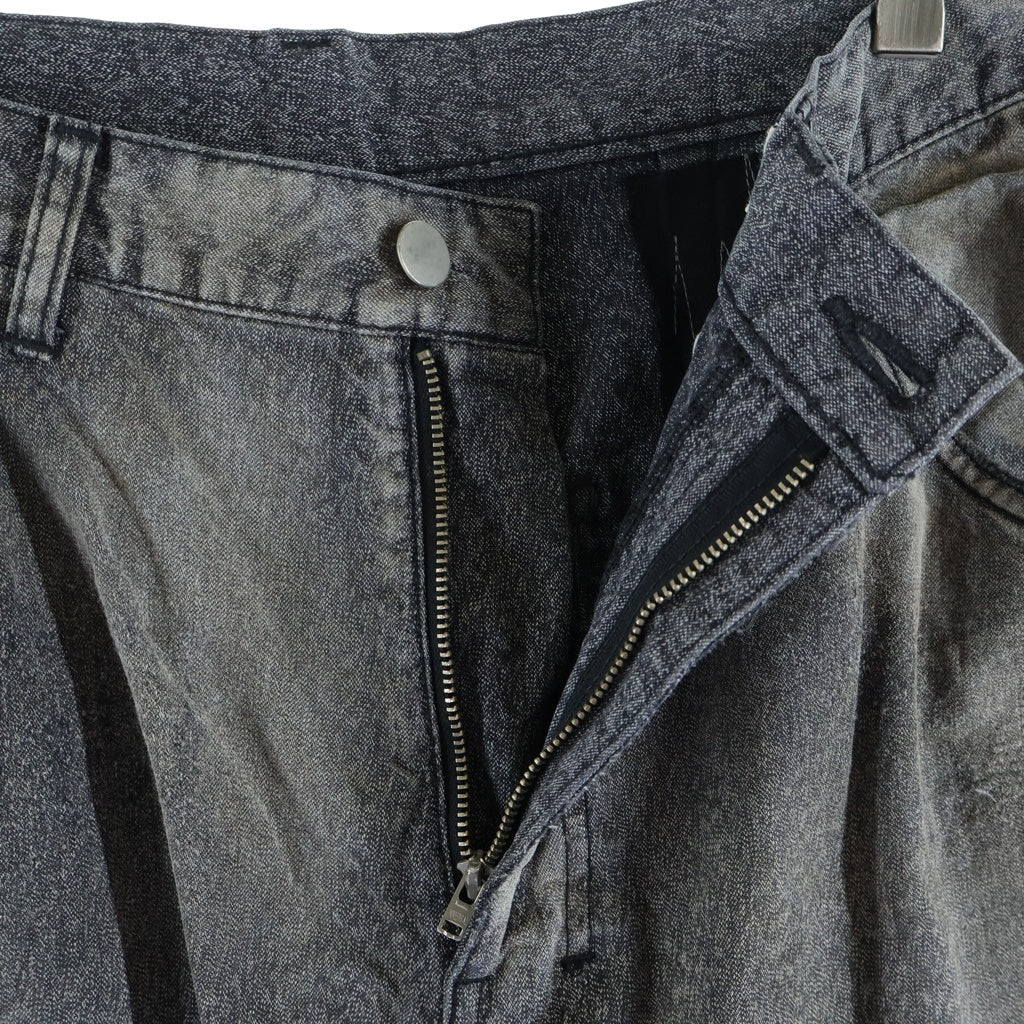 ANCELLM(アンセルム) 23AW BLACK HEATHER PAINTER PANTS ヘザー ペインター パンツ ブラック ANC-PT36-B