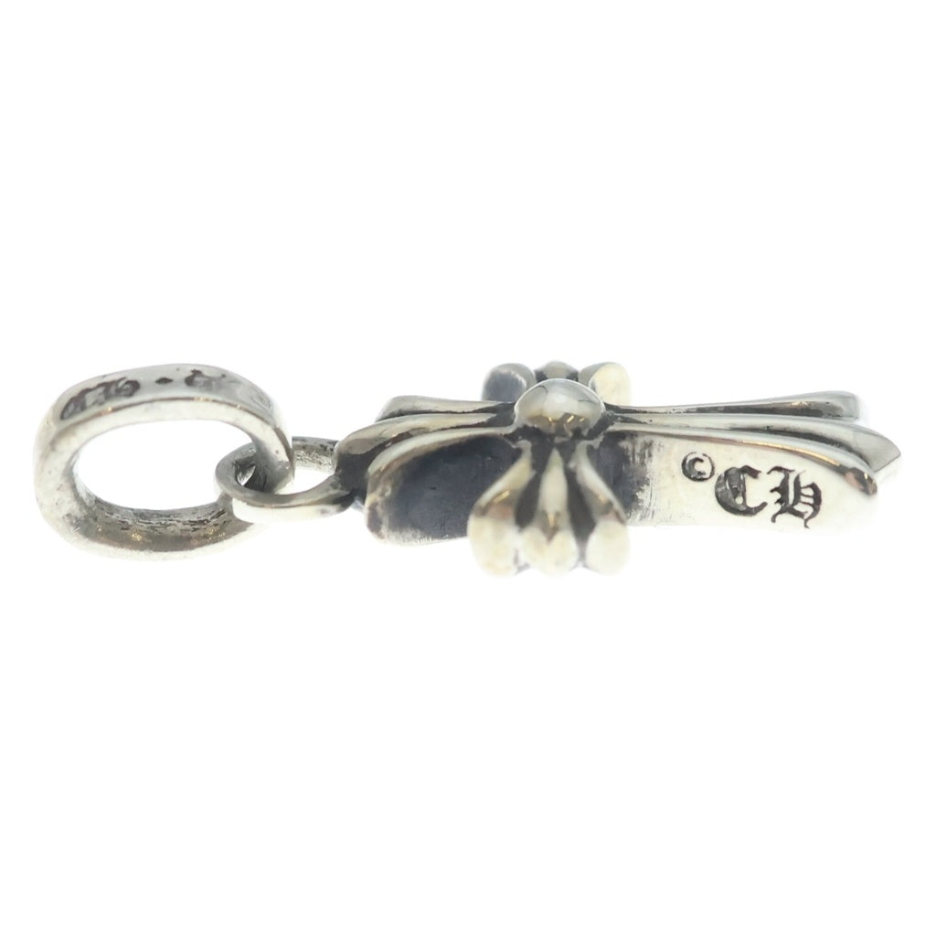 CHROME HEARTS(クロムハーツ) CRS BBYFAT P SAP ベイビーファットクロス PAVE ブルーサファイア ペンダントトップ シルバー BCA236