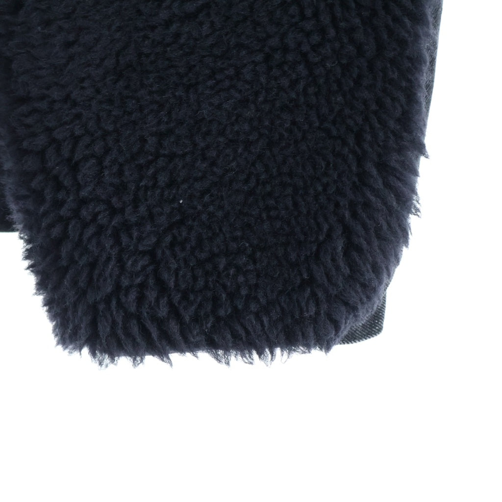 Sacai(サカイ) 23AW FAUX SHEARLING DENIM BLOUSON ファーシアリング 切替デザイン デニムジャケット ブルゾン ブラック 23-03221M