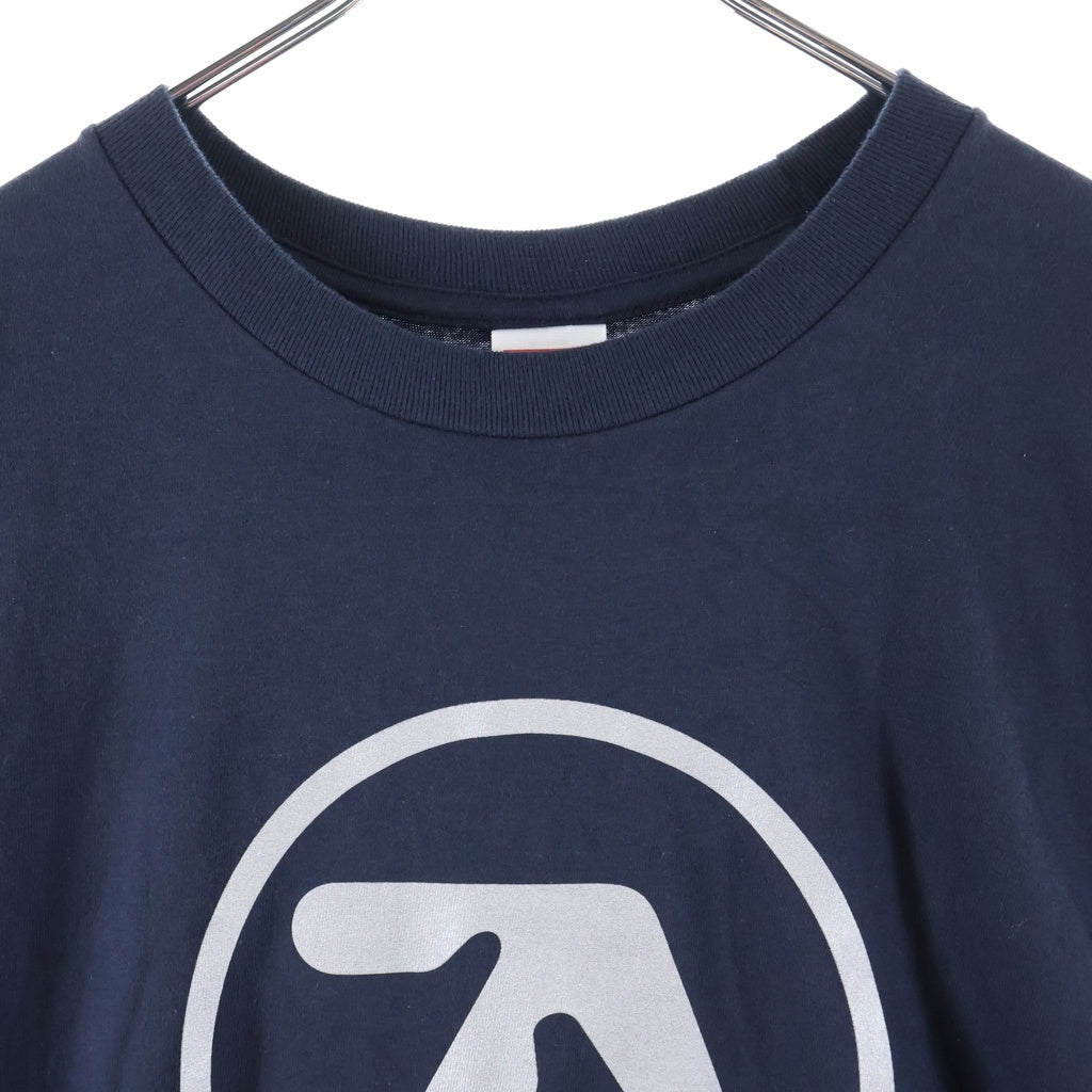SUPREME(シュプリーム) 25SS ×APHEX TWIN Ambient Works Tee エイフェックスツイン アンビエント ワークス クルーネック半袖Tシャツ カットソー ネイビー