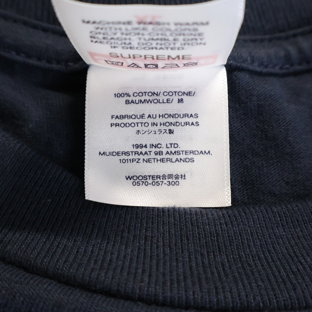 SUPREME(シュプリーム) 25SS ×APHEX TWIN Ambient Works Tee エイフェックスツイン アンビエント ワークス クルーネック半袖Tシャツ カットソー ネイビー