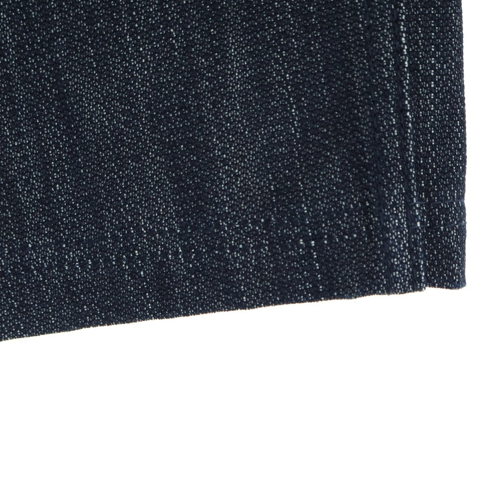 NO BRAND(ノーブランド) WILLOW PANTS ウィローパンツ 25SS P-020 BROKEN DENIM ボタンフライ ペインターデニムショーツ ハーフパンツ インディゴ