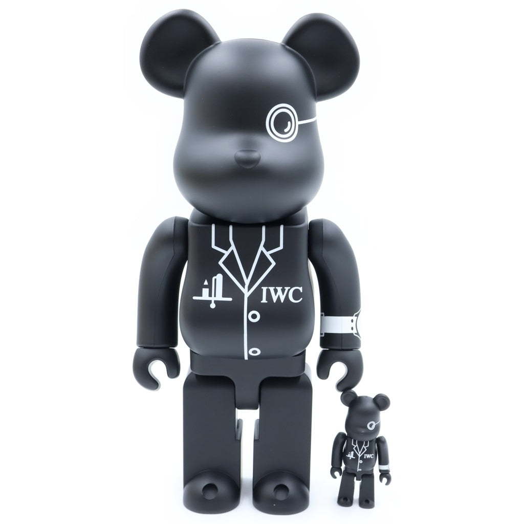 MEDICOM TOY(メディコムトイ) ×IWC WATCHMAKER BE@RBRICK 100% & 400% シャフハウゼン ベアブリック フィギュア 人形 ブラック