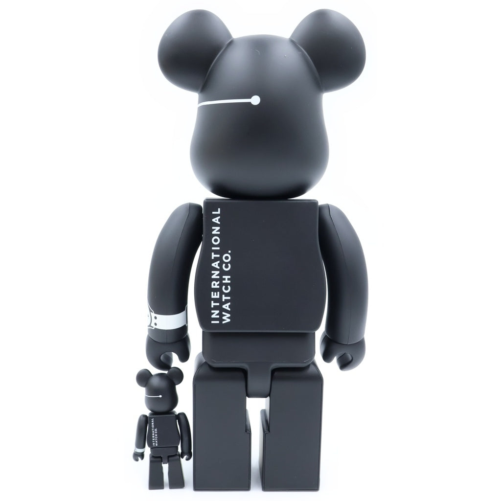 MEDICOM TOY(メディコムトイ) ×IWC WATCHMAKER BE@RBRICK 100% & 400% シャフハウゼン ベアブリック フィギュア 人形 ブラック