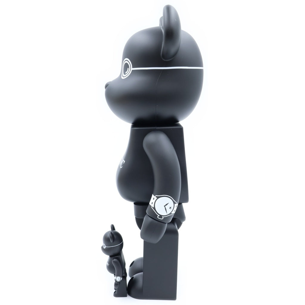 MEDICOM TOY(メディコムトイ) ×IWC WATCHMAKER BE@RBRICK 100% & 400% シャフハウゼン ベアブリック フィギュア 人形 ブラック