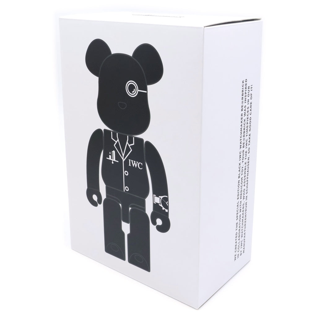MEDICOM TOY(メディコムトイ) ×IWC WATCHMAKER BE@RBRICK 100% & 400% シャフハウゼン ベアブリック フィギュア 人形 ブラック