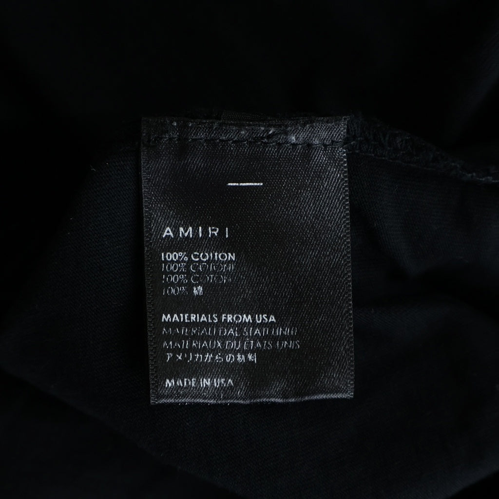 AMIRI(アミリ) 18AW THE LOSTBOYS USA製 フェイスロゴ ロストボーイコットン クルーネックTシャツ 半袖 カットソーブラック