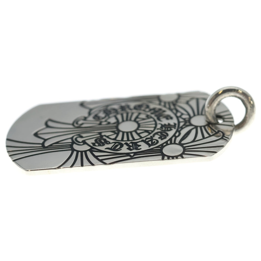 CHROME HEARTS(クロムハーツ) D TAG LRG GOD BLESS ラージ ゴッドブレス ドッグタグ ペンダントトップ シルバー