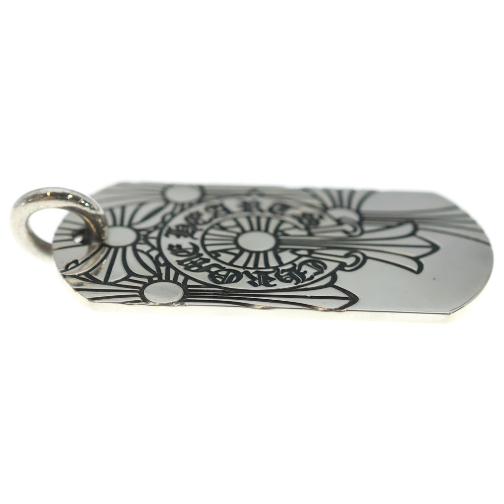 CHROME HEARTS(クロムハーツ) D TAG LRG GOD BLESS ラージ ゴッドブレス ドッグタグ ペンダントトップ シルバー