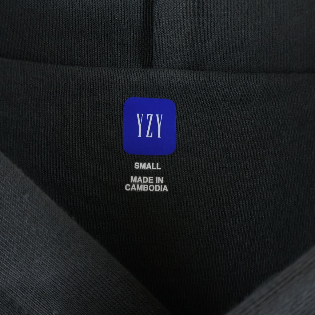 YEEZY GAP(イージーギャップ) コットン プルオーバースウェットパーカー フーディー チャコールグレー 003489