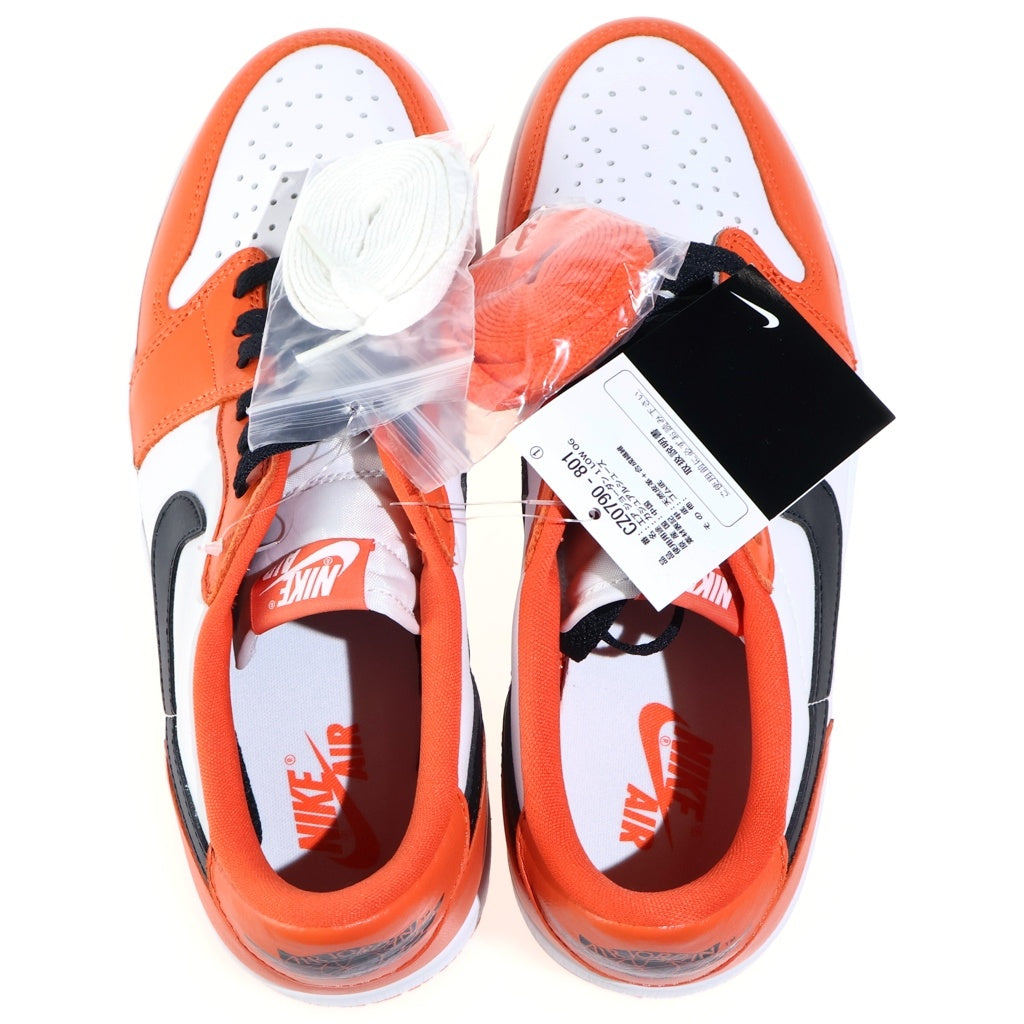 NIKE(ナイキ) AIR JORDAN LOW OG STARFISH エアジョーダン 1 スターフィッシュ ローカットスニーカー オレンジ/ホワイト/ブラック US10/28cm CZ0790-801