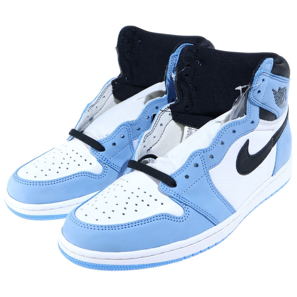 NIKE(ナイキ) AIR JORDAN HIGH OG UNIVERSITY BLUE エア ジョーダン 1 ユニバーシティ ハイカットスニーカー ブルー/ホワイト US10.5/28.5cm 555088-134