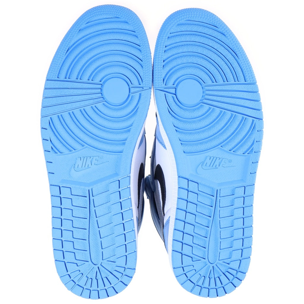 NIKE(ナイキ) AIR JORDAN HIGH OG UNIVERSITY BLUE エア ジョーダン 1 ユニバーシティ ハイカットスニーカー ブルー/ホワイト US10.5/28.5cm 555088-134
