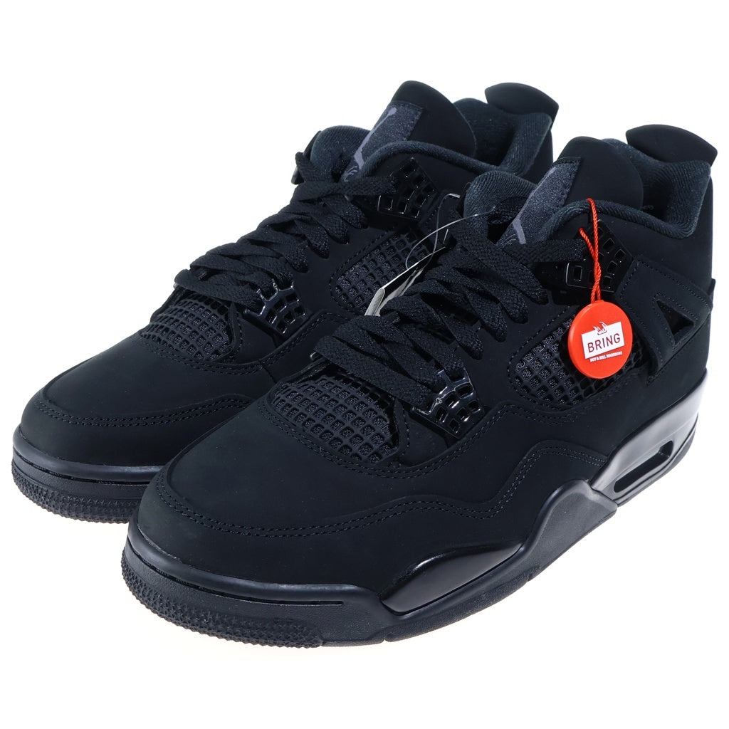 NIKE(ナイキ) AIR JORDAN BLACK CAT エアジョーダン 4 ブラックキャット ハイカットスニーカー ブラック US10.5/28.5cm FV5029‐010
