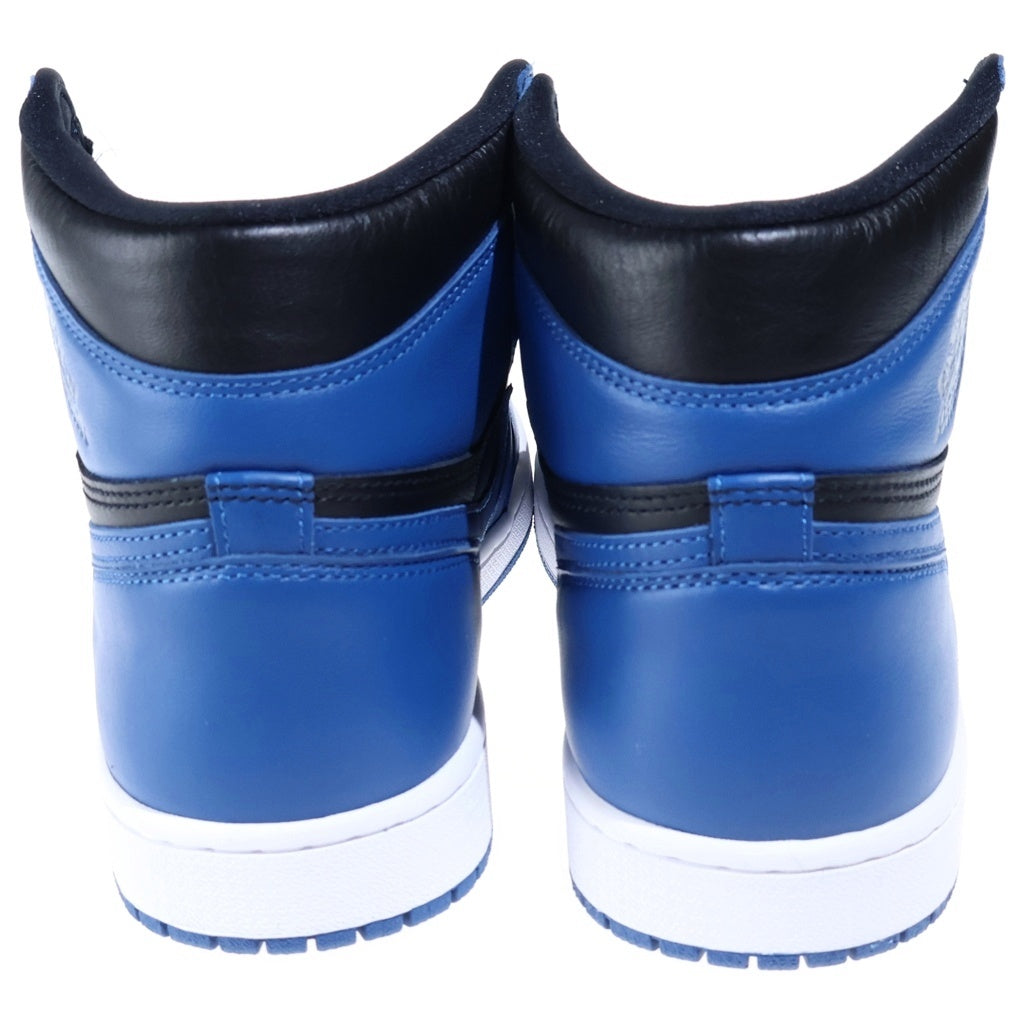 NIKE(ナイキ) AIR JORDAN RETRO HIGH OG エアジョーダン 1 レトロ ハイカットスニーカー ブルー/ブラック US10.5/28.5cm 555088-404