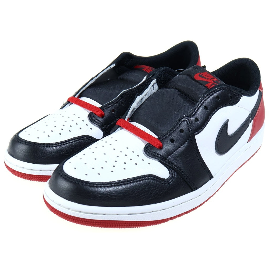 NIKE(ナイキ) AIR JORDAN RETRO LOW OG BLACK TOE エアジョーダン 1 レトロ ブラックトゥ つま黒 ローカットスニーカー ブラック/ホワイト US10/28cm CZ0790-106