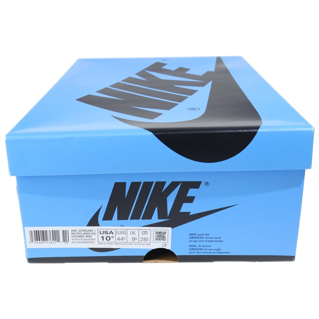 NIKE(ナイキ) AIR JORDAN RETRO HIGH OG エア ジョーダン 1 レトロ ハイカットスニーカー ブルー/ホワイト/ブラック US10.5/28.5cm DZ5485-400