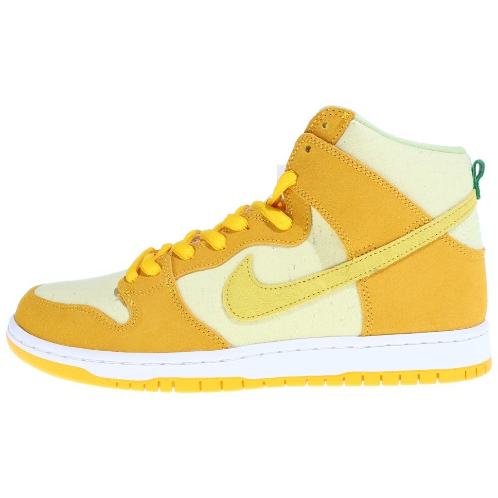NIKE SB(ナイキエスビー) DUNK HIGH PINEAPPLE ダンク パイナップル ハイカットスニーカー イエロー US10.5/28.5cm DM0808-700