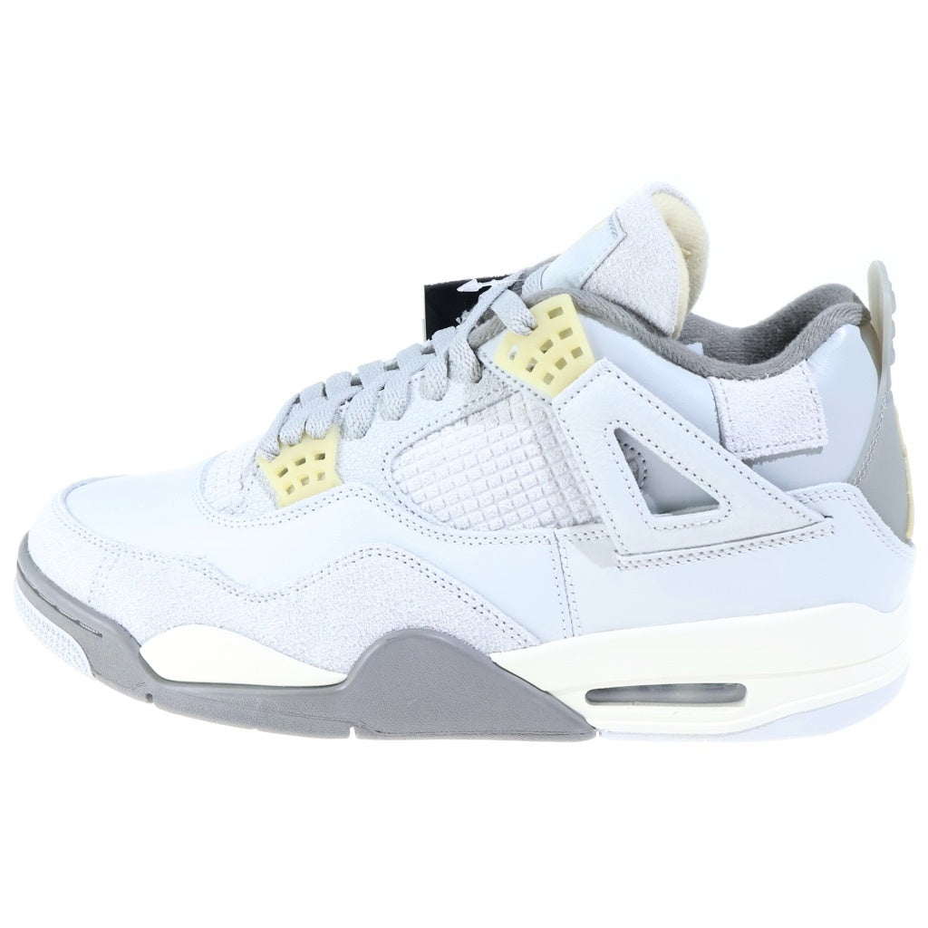 NIKE(ナイキ) AIR JORDAN RETRO SE CRAFT エアジョーダン 4 レトロ クラフト ハイカットスニーカー グレー US10.5/28.5cm DV3742-021
