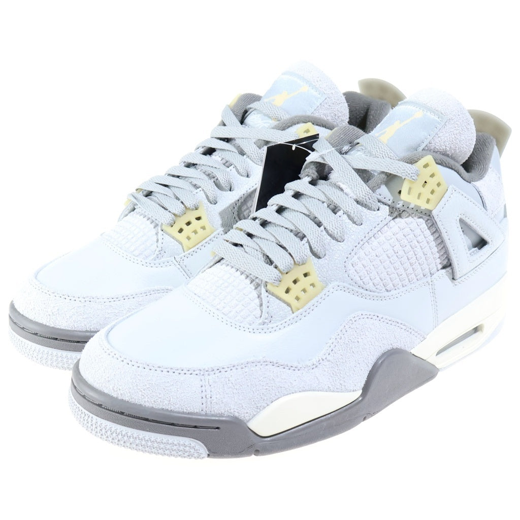 NIKE(ナイキ) AIR JORDAN RETRO SE CRAFT エアジョーダン 4 レトロ クラフト ハイカットスニーカー グレー US10.5/28.5cm DV3742-021
