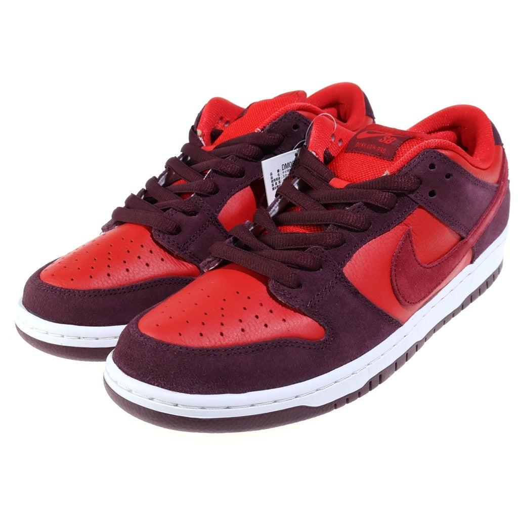 NIKE SB(ナイキエスビー) DUNK LOW CHERRY ダンク チェリー ローカットスニーカー レッド/ブラウン US10/28cm DM0807-600