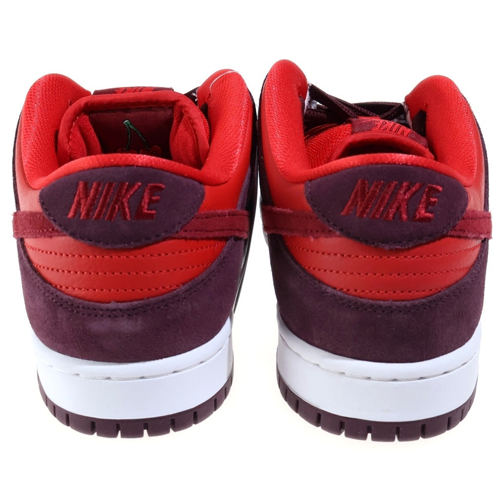 NIKE SB(ナイキエスビー) DUNK LOW CHERRY ダンク チェリー ローカットスニーカー レッド/ブラウン US10/28cm DM0807-600