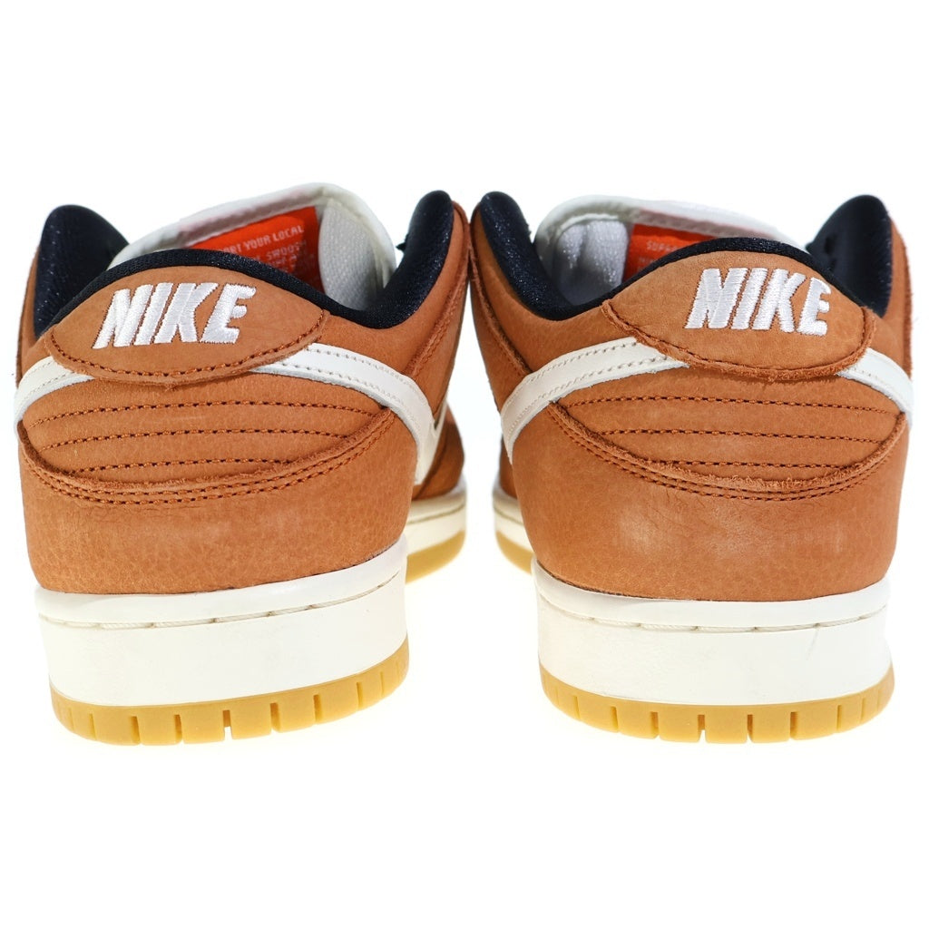 NIKE SB(ナイキエスビー) DUNK LOW PRO ISO DARK RUSSET ダンク ダークラシット ローカットスニーカー ブラウン US10/28cm DH1319-200