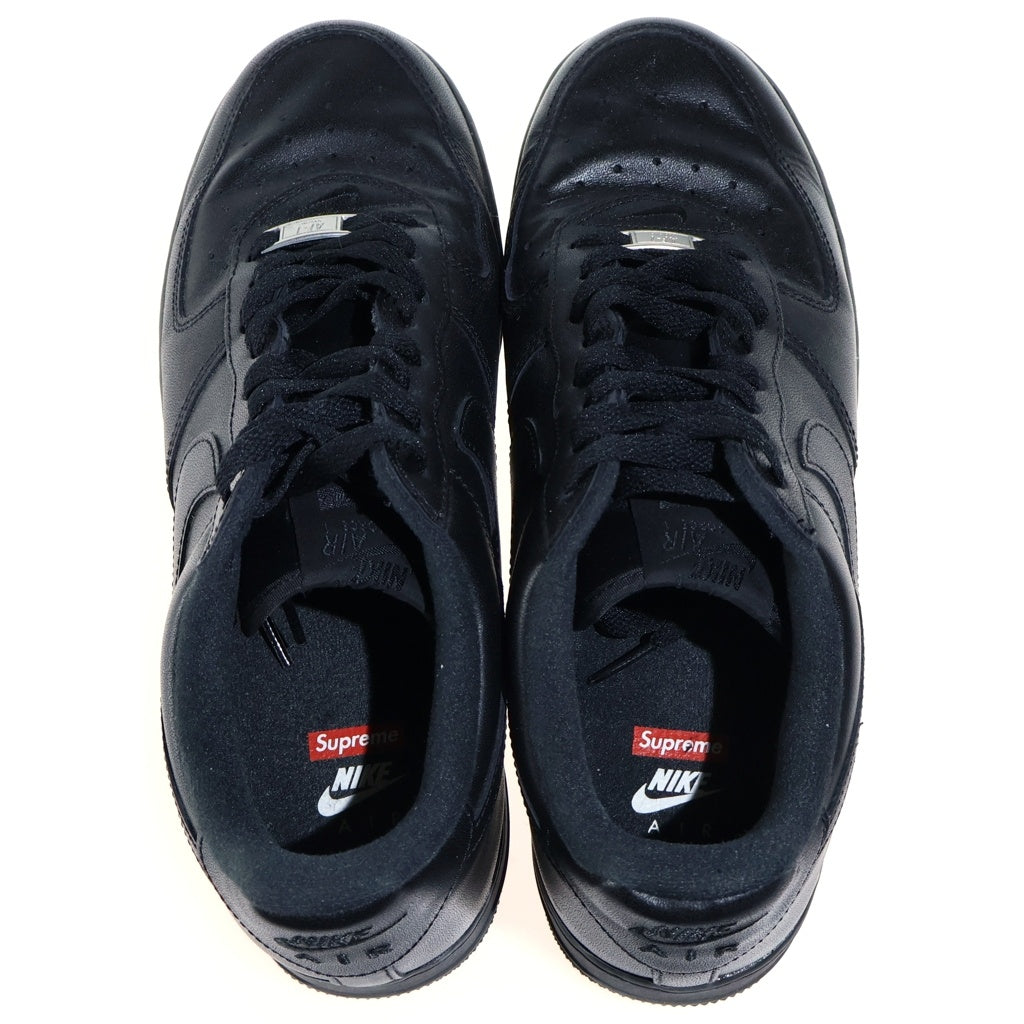 NIKE(ナイキ) ×SUPREME AIR FORCE LOW シュプリーム エアフォース 1 ローカットスニーカー ブラック US10/28cm CU9225-001