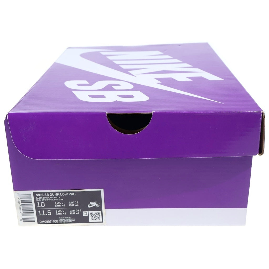 NIKE SB(ナイキエスビー) DUNK LOW BLUE RASPBERRY ダンク ブルーラズベリー ローカットスニーカー ブルー US10/28cm DM0807-400