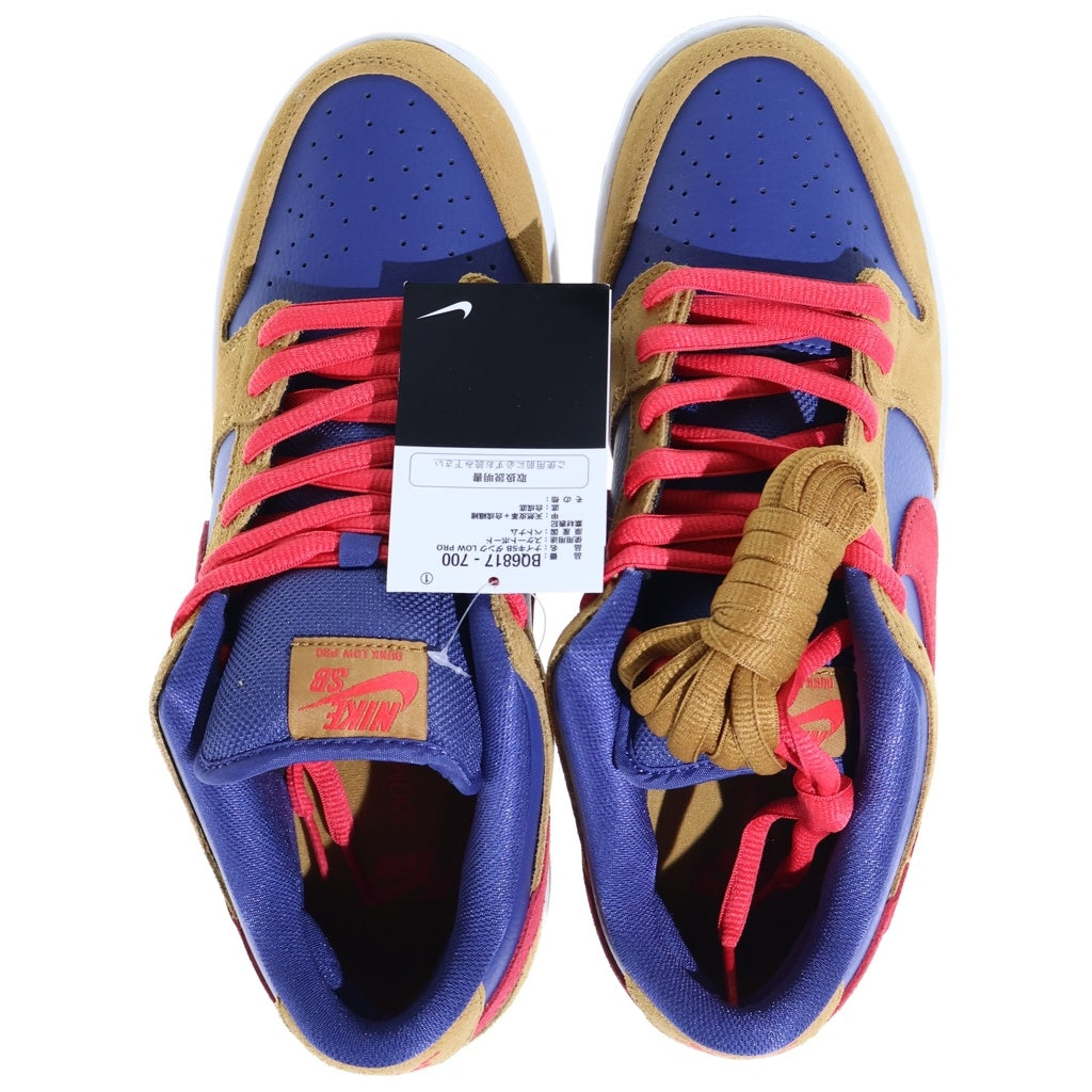 NIKE SB(ナイキエスビー) DUNK LOW PRO ダンク プロ ローカットスニーカー ブルー/ブラウン US10/28cm BQ6817-700