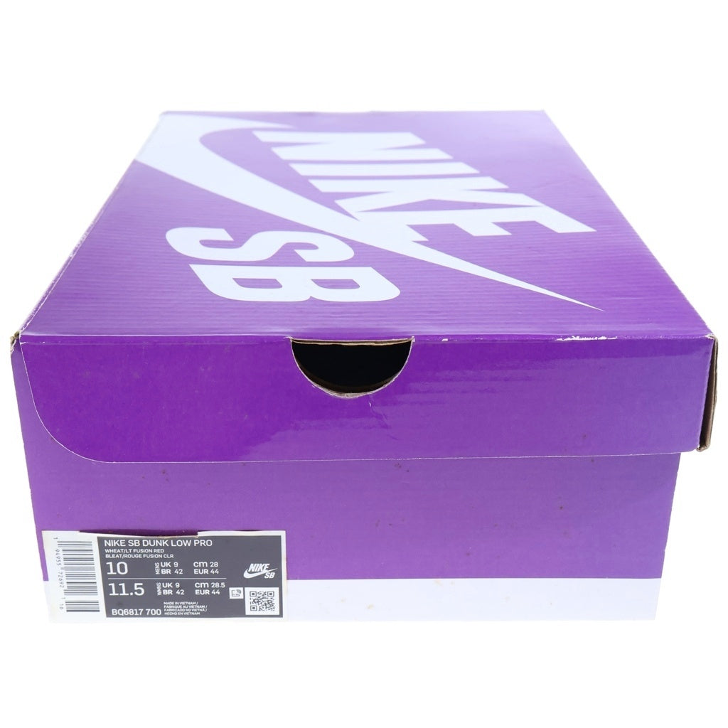 NIKE SB(ナイキエスビー) DUNK LOW PRO ダンク プロ ローカットスニーカー ブルー/ブラウン US10/28cm BQ6817-700