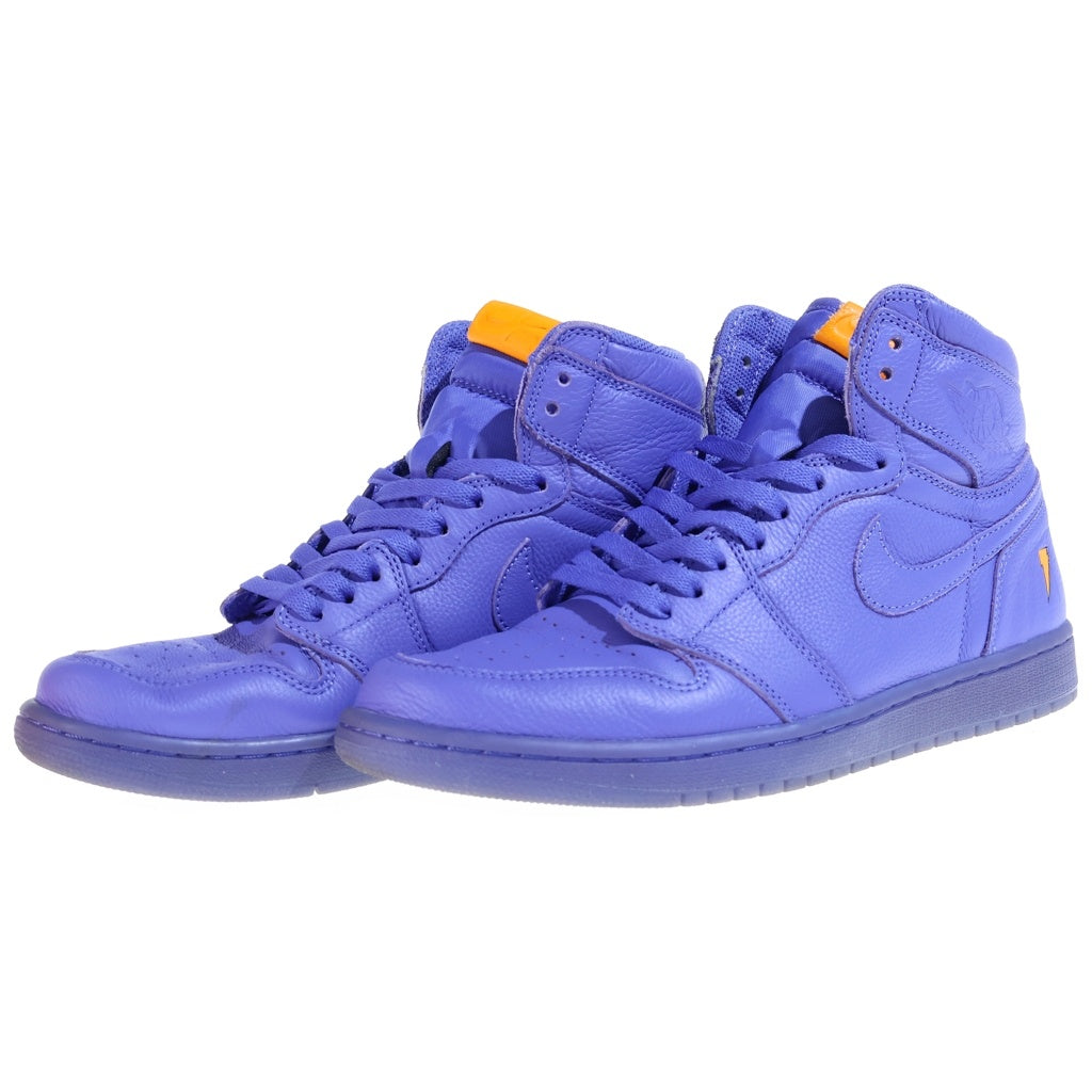 NIKE(ナイキ) ×GATORADE AIR JORDAN 1 RETRO HIGH OG G8RD RUSH VIOLET ゲータレード エアジョーダン レトロ ハイカットスニーカー ブルー US10.5/28.5cm AJ5997-555