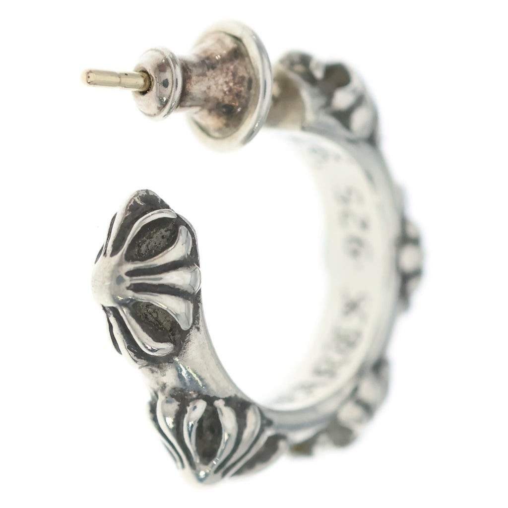 CHROME HEARTS(クロムハーツ) HOOP CROSS クロスバンド フープピアス シルバー BCA100