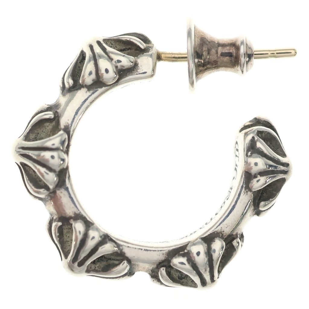 CHROME HEARTS(クロムハーツ) HOOP CROSS クロスバンド フープピアス シルバー BCA100