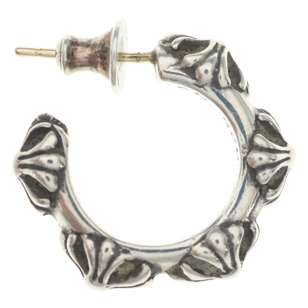 CHROME HEARTS(クロムハーツ) HOOP CROSS クロスバンド フープピアス シルバー BCA100
