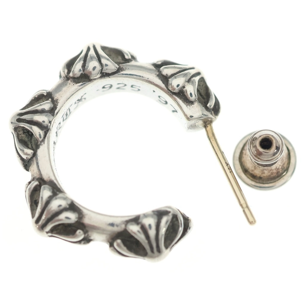 CHROME HEARTS(クロムハーツ) HOOP CROSS クロスバンド フープピアス シルバー BCA100