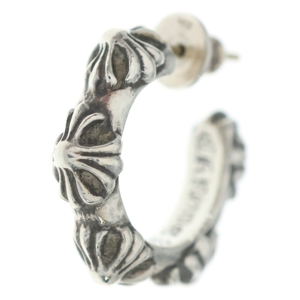 CHROME HEARTS(クロムハーツ) HOOP CROSS クロスバンド フープピアス シルバー BCA100