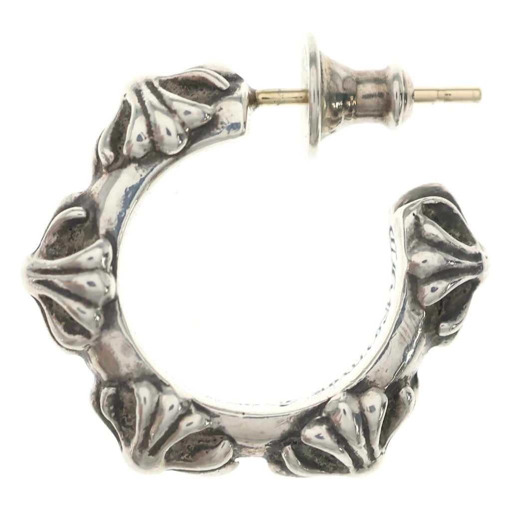 CHROME HEARTS(クロムハーツ) HOOP CROSS クロスバンド フープピアス シルバー BCA100