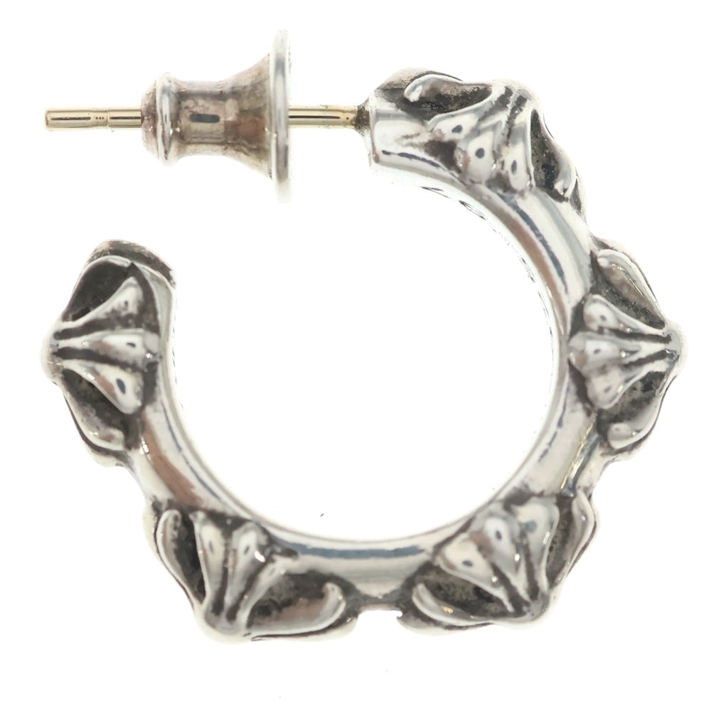 CHROME HEARTS(クロムハーツ) HOOP CROSS クロスバンド フープピアス シルバー BCA100